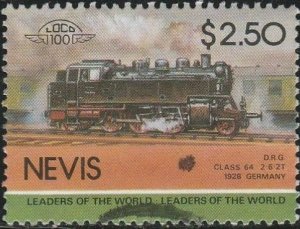 Nevis,  #222b Used From 1983-86