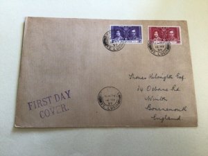 St Lucia  1937 Selfridge & Co  Philatelic dept first day cover A15858
