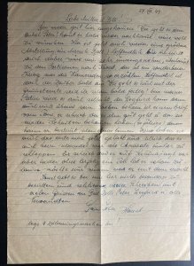 1943 Germany Feldpost Croatian Units Cover WW2 Original Letter 