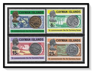 Cayman Islands #306-309 First Coinage Set MNH