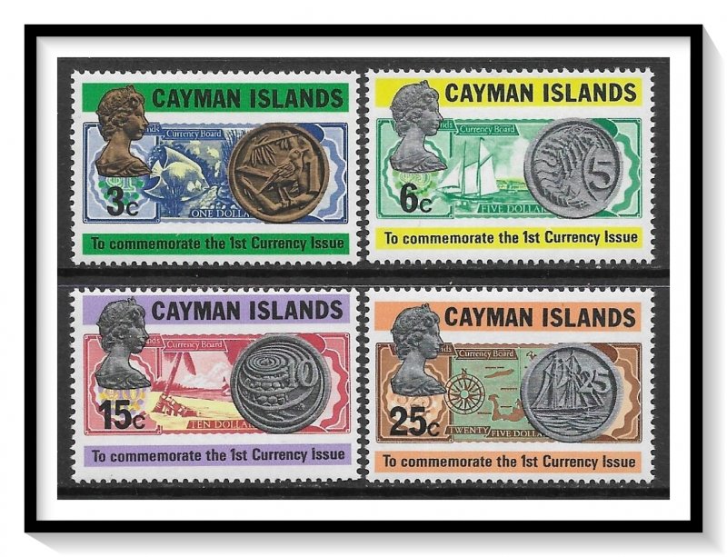 Cayman Islands #306-309 First Coinage Set MNH