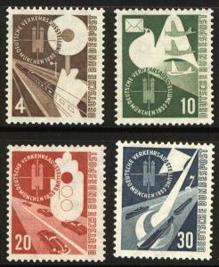 Germany, Scott 698-701, MNH Complete Set