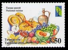 2016 Tajikistan 739 RCC. National Cuisine