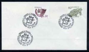 Postmark - Sweden 1981 cover with special cancel for Folk...