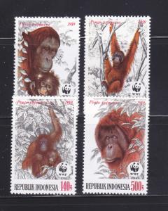 Indonesia 1380-1383 Set MNH WWF (B)