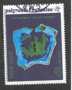 FR. POLYNESIA 589 USED, BORA-BORA 1992