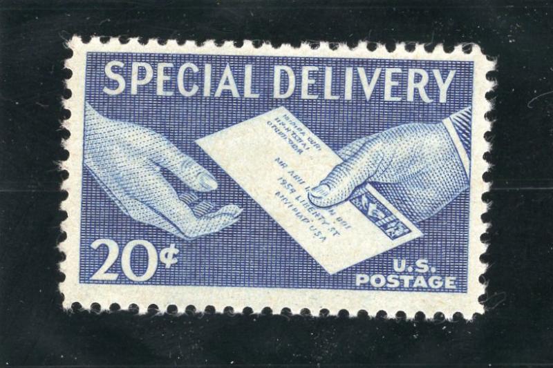 E20 Hands & Letter, MNH