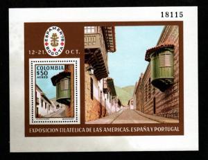 Colombia # C666 Mint S/S!