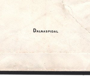 GB Scotland HIGHLAND RAILWAY 2d Letter Stamp *DALNASPIDAL STATION* Cover R206a 