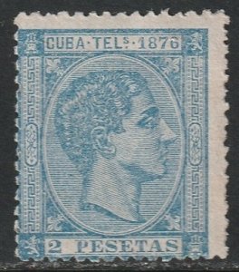 Cuba 1876 Ed 36 telegraph MNG(*)