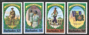 BARBADOS SC #   528 - 31   MNH