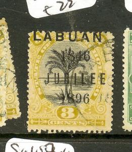 LABUAN (B0802) 3C JUBILEE SG85   VFU 