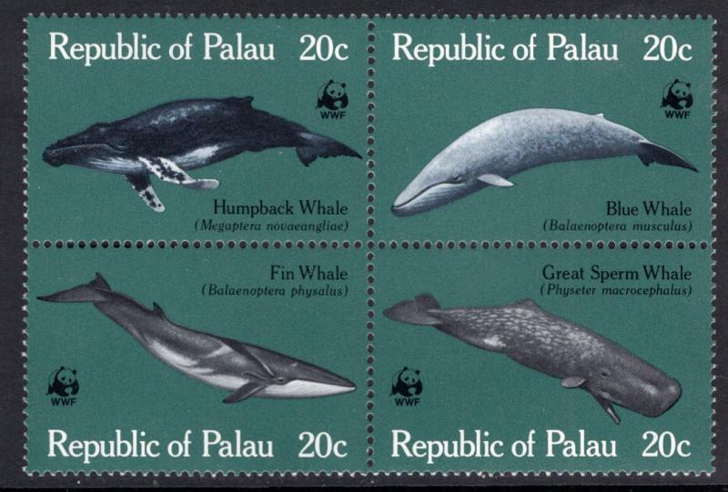 Palau 27a Whales MNH VF