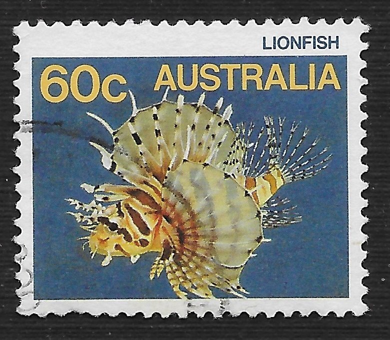 Australia #914 60c Marine Life - Lionfish