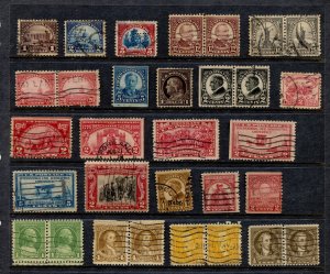 US Stamp #23 Early Used Selection on Hanger Page - Unchecked
