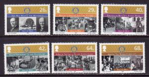 Isle of Man-Sc#1102-7-unused NH set-Rotary International-2005-