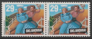 US 2722 Broadway Musicals Oklahoma 29c horz pair MNH 1993