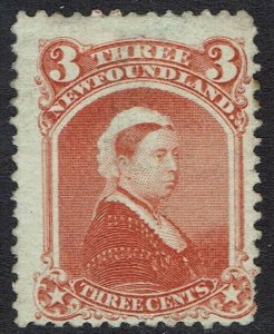 NEWFOUNDLAND 1868 QV 3C 