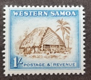 *FREE SHIP Samoa Definitives House 1952 Tree (stamp) MNH