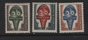 FRENCH POLYNESIA   J28-J30   MNH