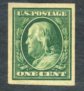U.S. #343 MINT OG LH THINS