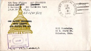 United States A.P.O.'s Soldier's Free Mail 1945 U.S. Army Postal Service, A.P...