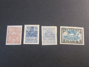 Estonia 1919 Sc 31-4 MH