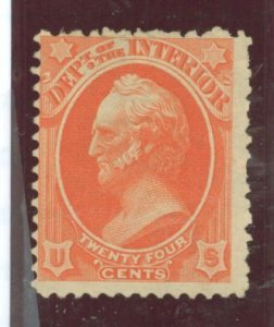 United States #O22  Single