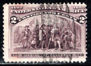 United States Scott # 231, used