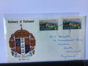 New Zealand 1965 Centenary of Parliament stamps cover Ref R25951