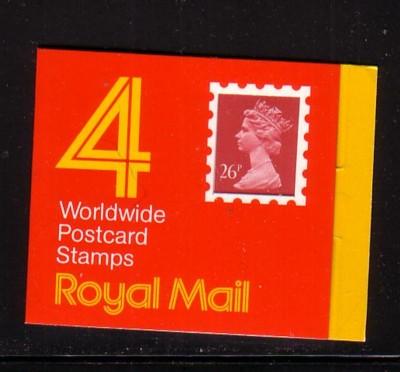 Great Britain Sc BK446 £1.04 26 p QE II stamp bklt