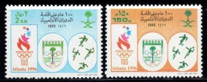 Saudi Arabia 1996 MNH Stamps Scott 1231-1232 Sport Olympic Games Handball Tennis