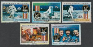 1989 Penrhyn Island 500-504 20th Anniversary of Apollo 11 12,00 €