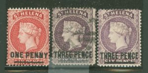 St. Helena #35/37-37a Unused