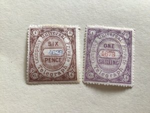 Great Britain Universal Telegraph Company mounted mint  Stamps A13236