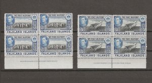 FALKLAND ISLANDS 1938/50 SG 129, SG 130 MNH