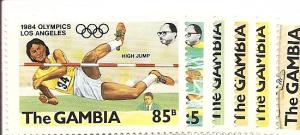 Gambia 508-513 MNH