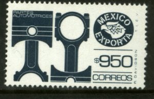 MEXICO Exporta 1587, $950P PISTONS Fosfo Paper 10. MINT, NH. VF.
