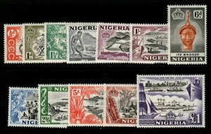 NIGERIA SG69/80(Ex.SG72c) 1953 DEFINITIVE SET MNH(1 OF EACH VALUE)