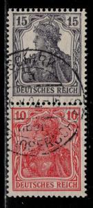 Germany Scott # 100, 83, used, se-tenant, Mi# S9ab