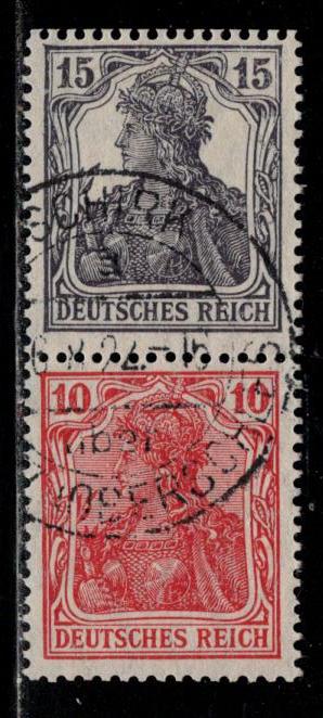Germany Scott # 100, 83, used, se-tenant, Mi# S9ab