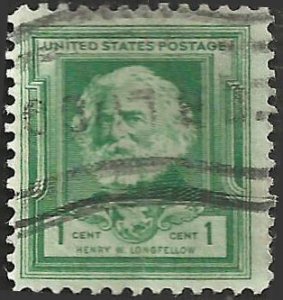 # 864 USED HENRY WADSWORTH LONGFELLOW POET