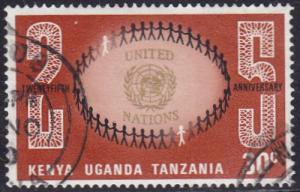 Kenya Uganda and Tanganyika 1970 SG284 Used