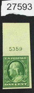 US STAMPS #343 MINT OG NH LOT #27593