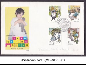 GREAT BRITAIN - 1979 INTERNATIONAL YEAR OF THE CHILD FDC