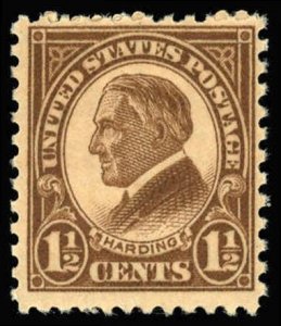 US Sc 633 MNH - 1927 1½¢ - Harding