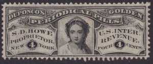 RS134a S.D. Howe Private Die Medicine. VF, PFC. CV $140.00. Nicely centered.