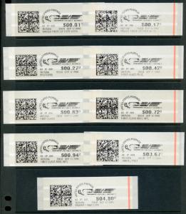 CVP75a-f, CVP75h-j & CVP75l Pitney Bowes Computer Vended Postage Stamps