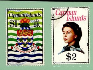 Cayman Islands #344-345  Multiple