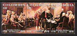 Columbia US Bicentennial 846 MNH  S167